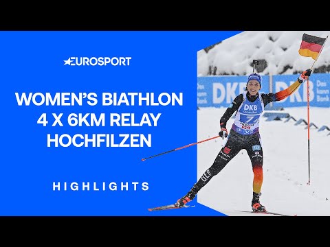 Germany DOMINATE Relay in Hochfilzen 🤝 | World Cup Biathlon Highlights